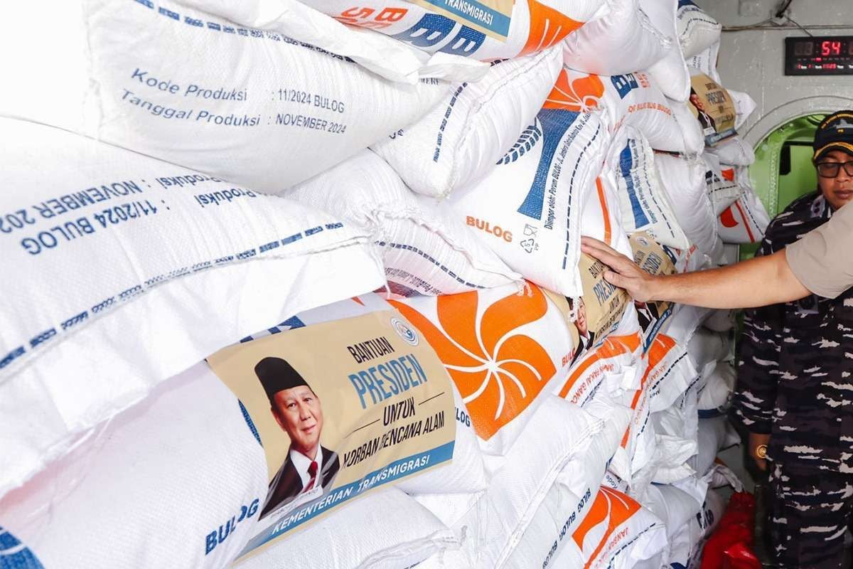 alt Bantuan Beras Presiden Prabowo Tiba di Aceh Tengah