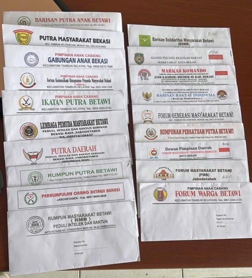 alt surat permintaan THR dari berbagai ormas