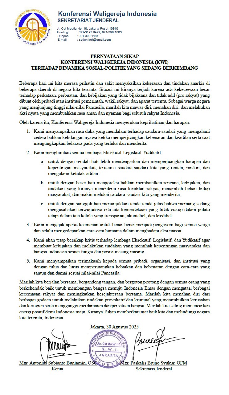 alt pernyataan sikap KWI