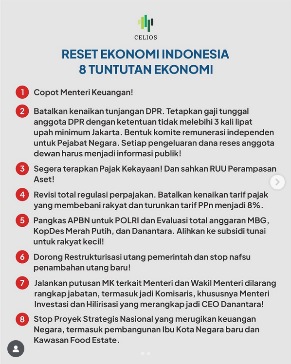 alt reset ekonomi indonesia 8 tuntutan ekonomi