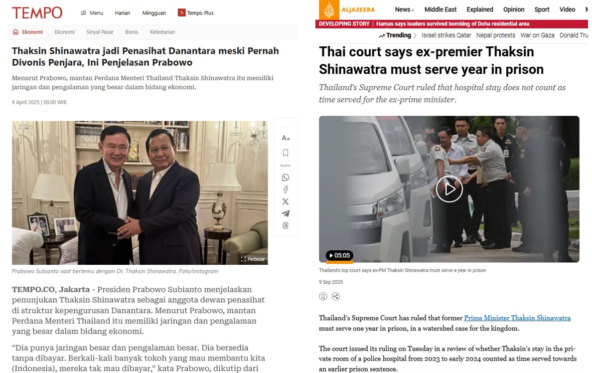 alt Thaksin penasihat Danantara