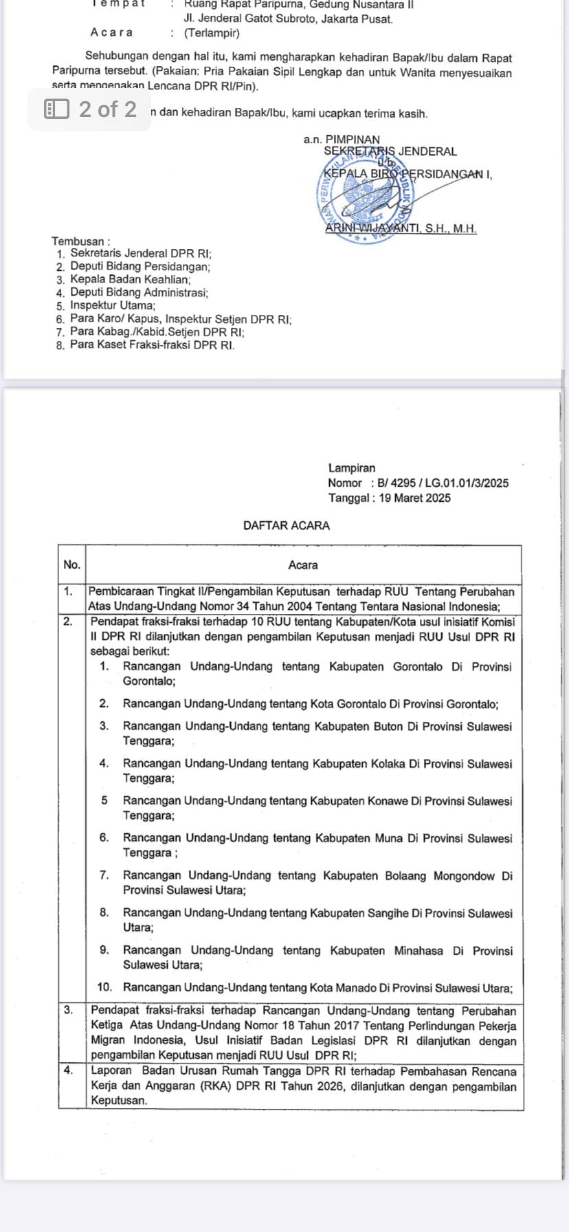 alt undangan rapat paripurna DPR RI halaman 2